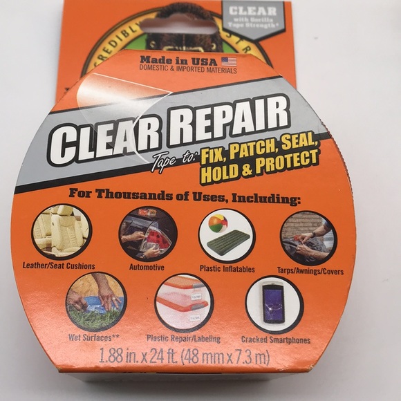 Gorilla Lot of 2 Rolls of Tapes—1–Shipping & 1–Repair/Both Clear - Picture 4 of 9